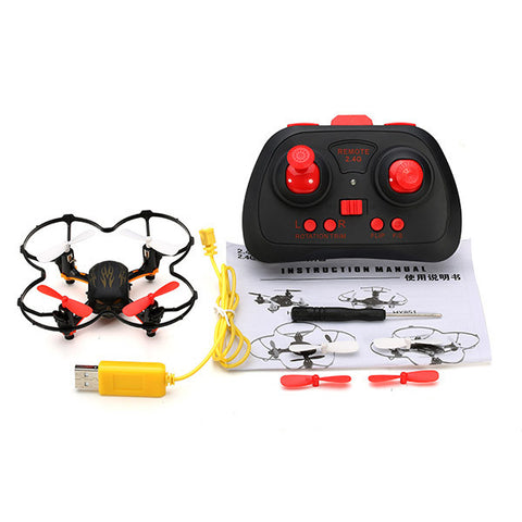 Global Drone GW008 Mini Skull 2.4G 4CH 6Axis Automatic Parallel System 3D Rolling RC Quadcopter