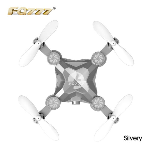 FQ777 FQ11W  Wifi FPV With Foldable Arm 3D Mini 2.4G 4CH 6 Axis Headless Mode RC Quadcopter RTF