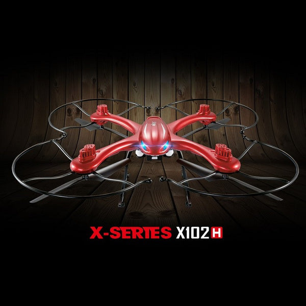 MJX X102H Upgrade X101 X-SERIES 2.4G 4CH 6Axis Altitude Hold One Key Return RC Quadcopter RTF