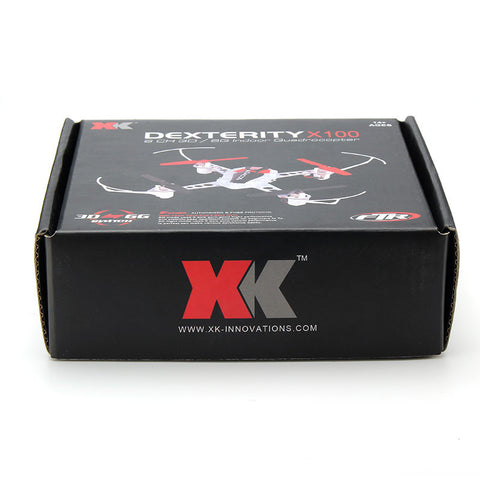 XK X100 With 3D 6G Mode Inverted Flight 2.4G 4CH 6 Axis LED RC Quadcopter BNF And RTF