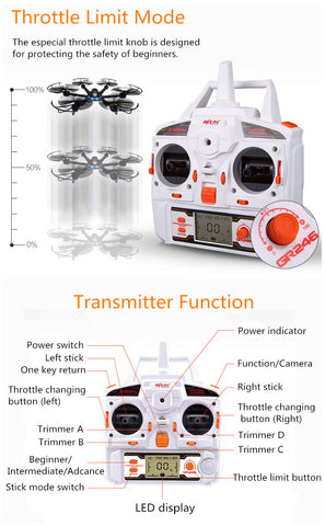 MJX X600 X-SERIES 2.4G 6-Axis Headless Mode RC Hexacopter RTF