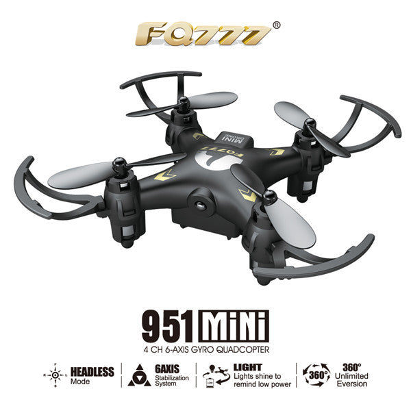 FQ777-951 FQ777 951 MINI Headless Mode 2.4G 4CH 6 Axis RC Quadcopter RTF