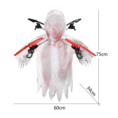 Realacc H400 Halloween Skull 2.4G 6 Axis Headless Mode LED Light RC Quadcopter RTF